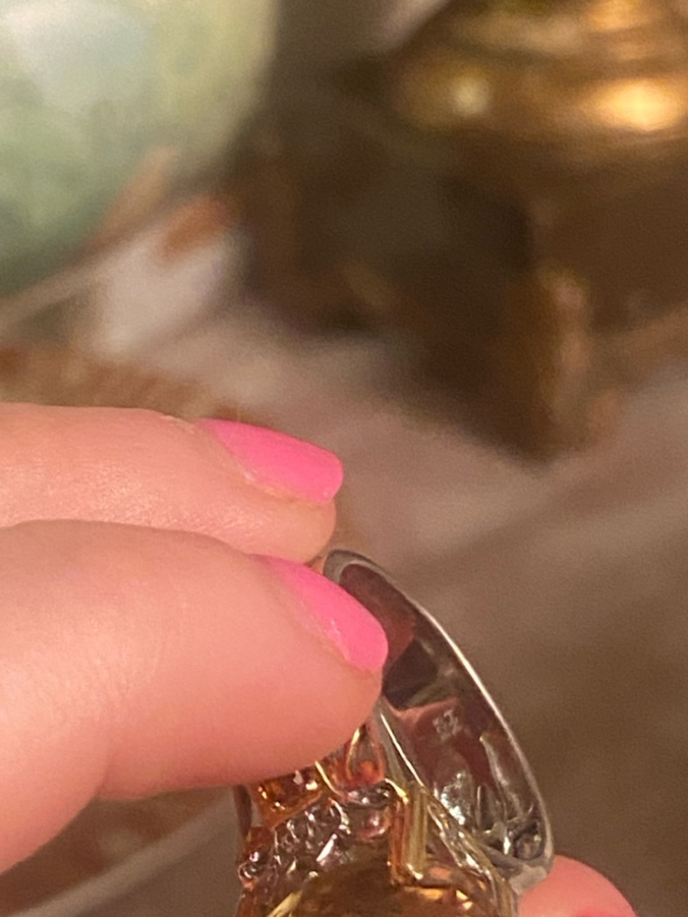 ✨💛Elegant Sterling Gemstone Ring!💛✨ - Picture 9 of 9
